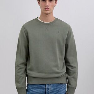 Vintage Scalpers Men Olive Grey Green “The Perfect Sweater” Comfy Cozy Slim $109